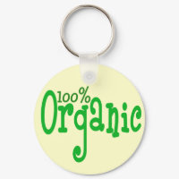 100% organic keychain