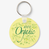 100% Organic keychain