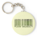 100% Organic Keychain