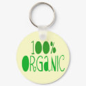 100% organic keychain