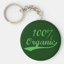 100% Organic Keychains