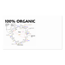 100% Organic (Krebs Cycle - Citric Acid Cycle) Business Card