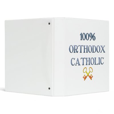 100% Orthodox Catholic 3 Ring Binder by Artists4God