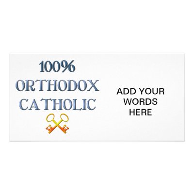100% Orthodox Catholic Photo Greeting Card by Artists4God