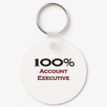 100 Percent Account Executive keychains