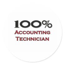 100 Percent Accounting Technician stickers by professions 100 Percent Accounting Technician stickers