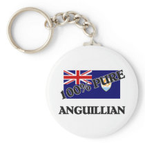 100 Percent ANGUILLIAN Key Chain