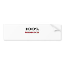 100 Percent Animator Bumper Sticker