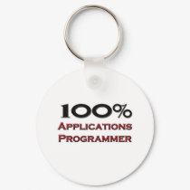 100 Percent Applications Programmer keychains
