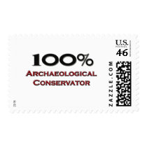 100 Percent Archaeological Conservator postage