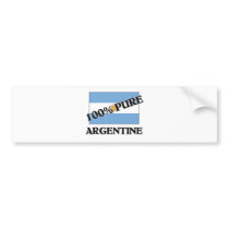 100 Percent ARGENTINE Bumper Stickers