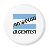 100 Percent ARGENTINE Fridge Magnet