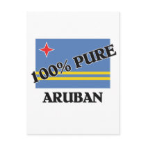 100 Percent ARUBAN postcards by flagshirt 100 Percent ARUBAN postcards