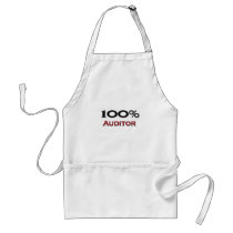 100 Percent Auditor aprons by professions 100 Percent Auditor aprons