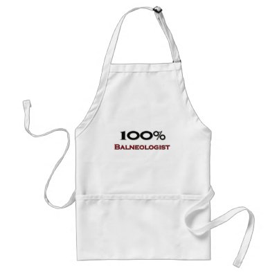 100 Percent Balneologist Apron by professions