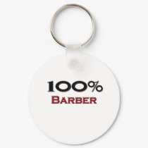 100 Percent Barber keychains