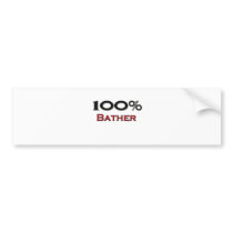 100 Percent Bather bumper stickers