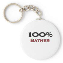 100 Percent Bather Key Chain