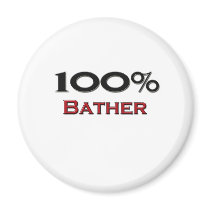 100 Percent Bather Fridge Magnet