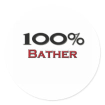 100 Percent Bather stickers by professions 100 Percent Bather stickers