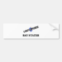 100 Percent Bay Stater Bumper Sticker