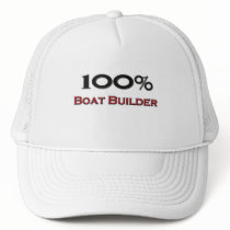 100 Percent Boat Builder hats