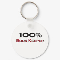 100 Percent Book Keeper keychains