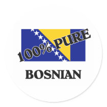 100 Percent BOSNIAN stickers