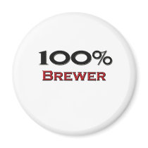 100 Percent Brewer magnets