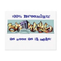 100 percent brooklyn! postcards