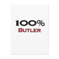 100 Percent Butler postcards by professions 100 Percent Butler postcards