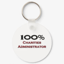100 Percent Charities Administrator keychains