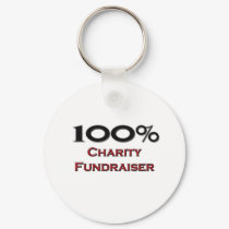 100 Percent Charity Fundraiser keychains