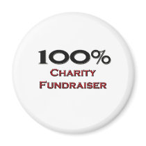 100 Percent Charity Fundraiser magnets