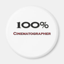 100 Percent Cinematographer Fridge Magnets
