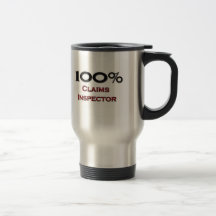 100 Percent Claims Inspector Coffee Mugs