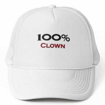 100 Percent Clown Mesh Hats by professions