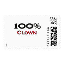 100 Percent Clown Postage Stamps