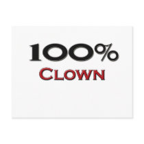 100 Percent Clown Post Cards