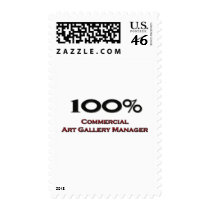 100 Percent Commercial Art Gallery Manager postage by professions 100 Percent Commercial Art Gallery Manager postage