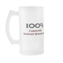 100 Percent Computer Support Specialist mugs