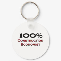 100 Percent Construction Economist keychains