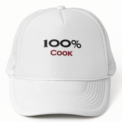 100 Percent Cook Hat by professions