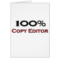 100 Percent Copy Editor cards