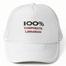 100 Percent Corporate Librarian hats by professions 100 Percent Corporate Librarian hats