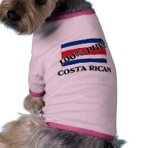 100 Percent COSTA RICAN pet clothing by flagshirt 100 Percent COSTA RICAN pet clothing