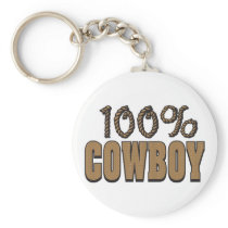 100 Percent Cowboy Key Chains