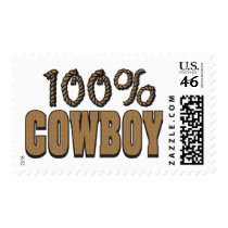100 Percent Cowboy postage by WesternRodeo 100 Percent Cowboy postage