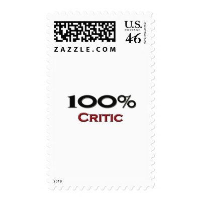 100 Percent Critic Postage by professions