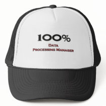 100 Percent Data Processing Manager hats by professions 100 Percent Data Processing Manager hats